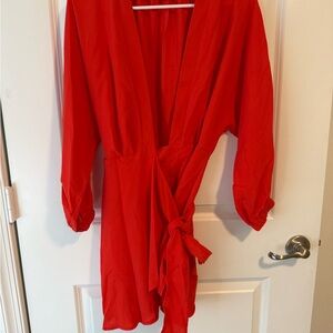 V Neck Lantern Sleeve
Tie Up Ruched Irregular
Mini Dresses-Khaki